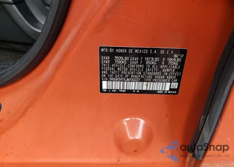 2018 Honda Fit Sport from USA, damaged, VIN 3HGGK5H7XJM700227